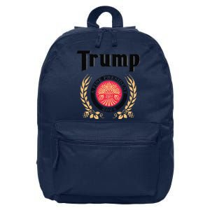 Funny Trump A Fine President 2024 Gift 16 in Basic Backpack