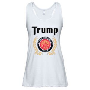 Funny Trump A Fine President 2024 Gift Ladies Essential Flowy Tank