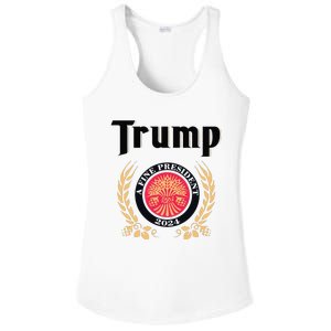 Funny Trump A Fine President 2024 Gift Ladies PosiCharge Competitor Racerback Tank