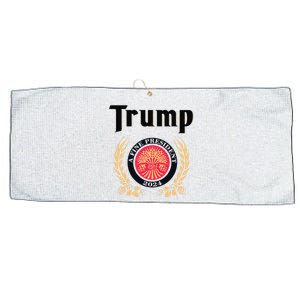 Funny Trump A Fine President 2024 Gift Large Microfiber Waffle Golf Towel