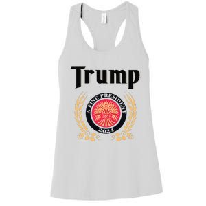 Funny Trump A Fine President 2024 Gift Women's Racerback Tank