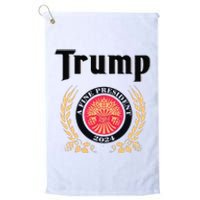 Funny Trump A Fine President 2024 Gift Platinum Collection Golf Towel