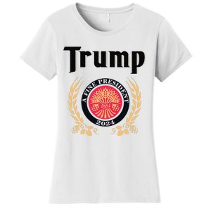 Funny Trump A Fine President 2024 Gift Women's T-Shirt