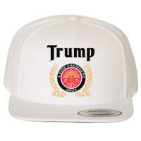 Funny Trump A Fine President 2024 Gift Wool Snapback Cap