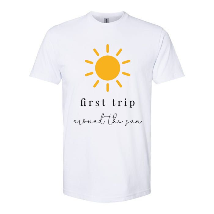 First Trip Around The Sun Softstyle CVC T-Shirt