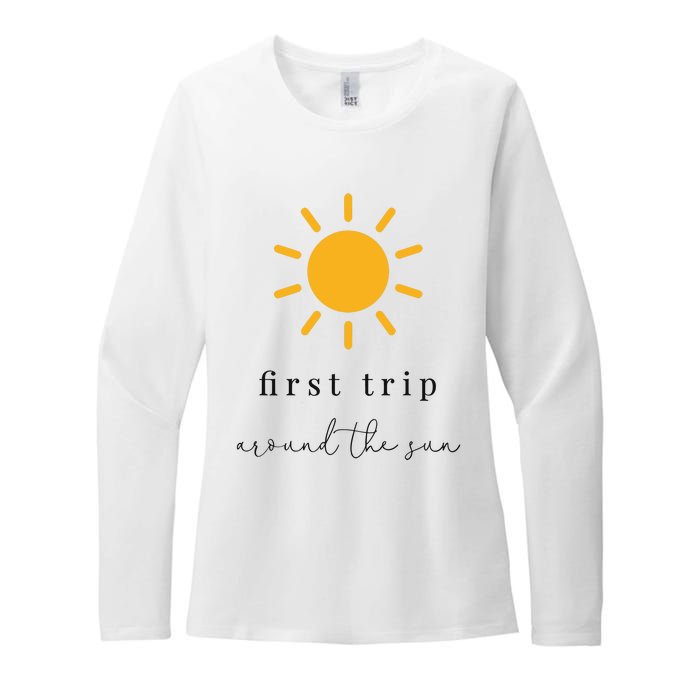 First Trip Around The Sun Womens CVC Long Sleeve Shirt