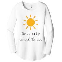 First Trip Around The Sun Women's Perfect Tri Tunic Long Sleeve Shirt