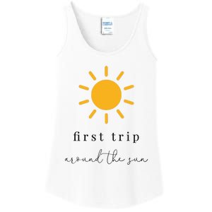 First Trip Around The Sun Ladies Essential Tank