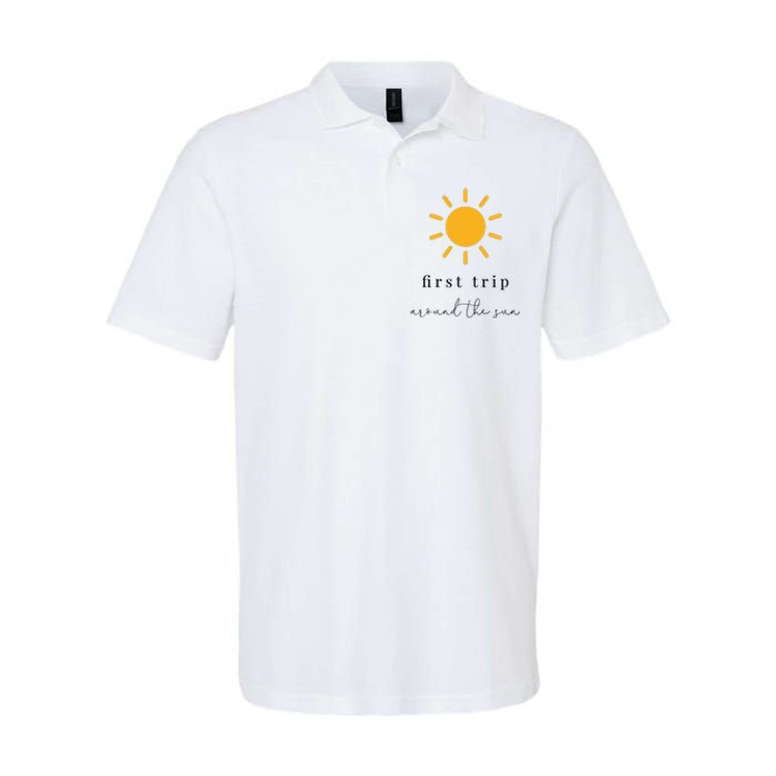 First Trip Around The Sun Softstyle Adult Sport Polo