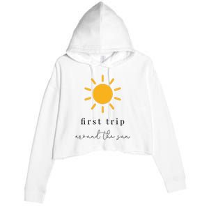 First Trip Around The Sun Crop Fleece Hoodie