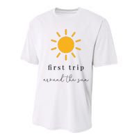 First Trip Around The Sun Performance Sprint T-Shirt