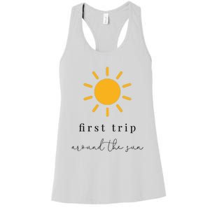 First Trip Around The Sun Women's Racerback Tank