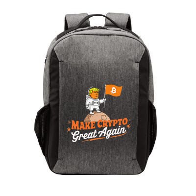 Funny Trump Astronaut Make Crypto Great To Moon Bitcoin Vector Backpack