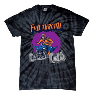 Full Throttles All Terrain Vehicle ATV Premium Tie-Dye T-Shirt