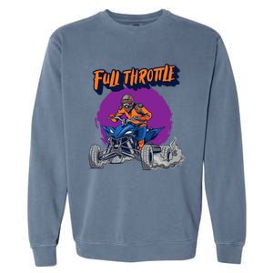 Full Throttles All Terrain Vehicle ATV Premium Garment-Dyed Sweatshirt