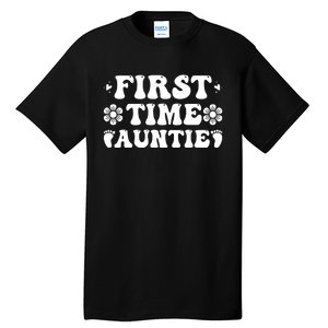 First Time Auntie Celebration Graphic Tall T-Shirt