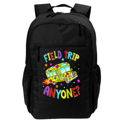 Field Trip Anyone Teacher Teaching School Bus Back To School Backpack