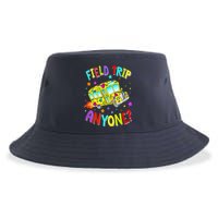 Field Trip Anyone Teacher Teaching School Bus Back To School Sustainable Bucket Hat
