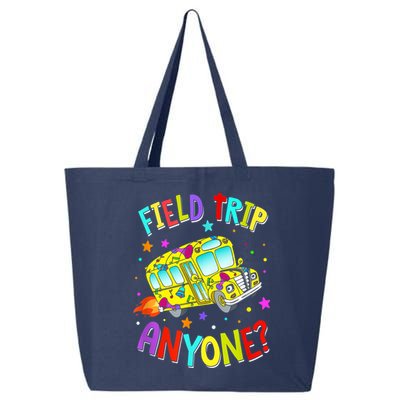 Field Trip Anyone Teacher Teaching School Bus Back To School 25L Jumbo Tote