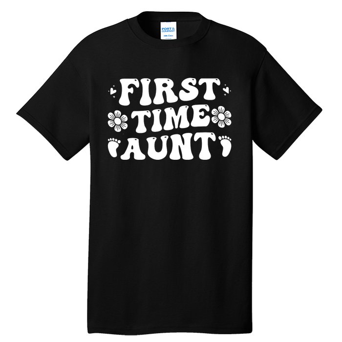 First Time Aunt Celebration Graphic Tall T-Shirt