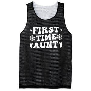 First Time Aunt Celebration Graphic Mesh Reversible Basketball Jersey Tank