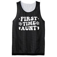 First Time Aunt Celebration Graphic Mesh Reversible Basketball Jersey Tank