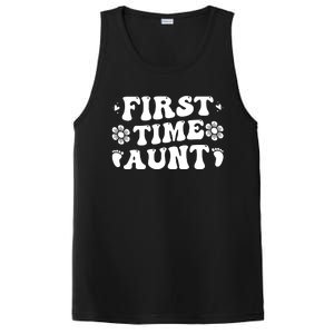 First Time Aunt Celebration Graphic PosiCharge Competitor Tank