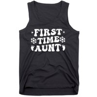 First Time Aunt Celebration Graphic Tank Top