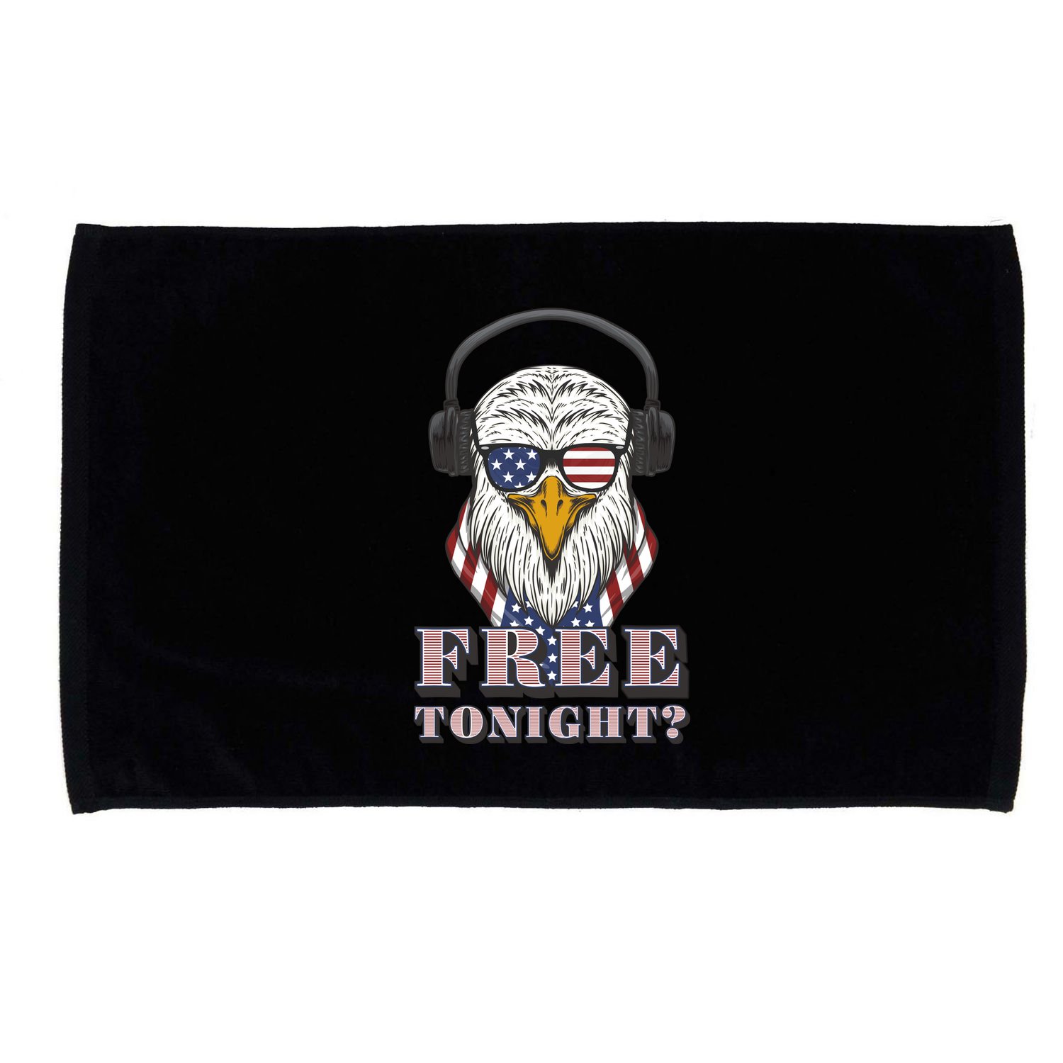 Free Tonight America Microfiber Hand Towel