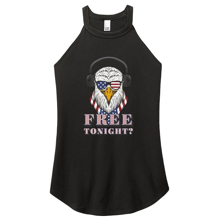 Free Tonight America Women's Perfect Tri Rocker Tank