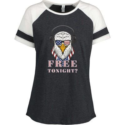 Free Tonight America Enza Ladies Jersey Colorblock Tee