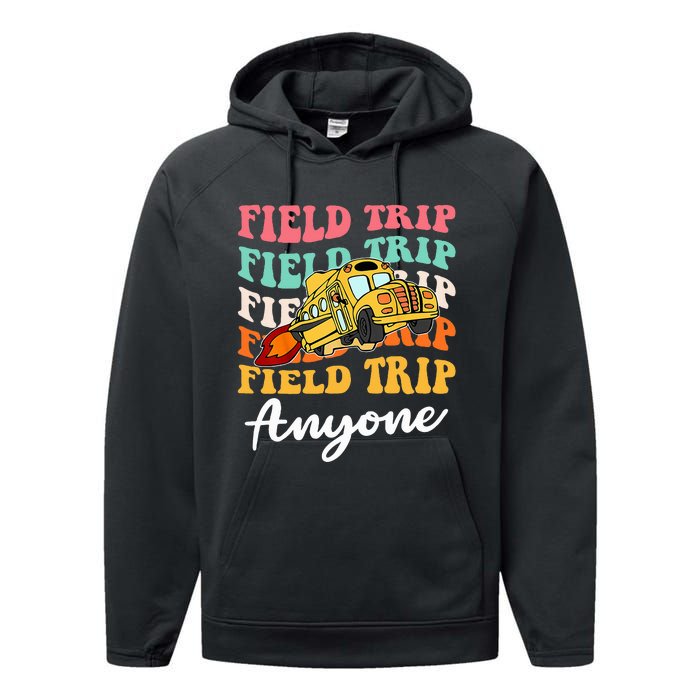 Field Trip Anyone Field Day Teacher Performance Fleece Hoodie