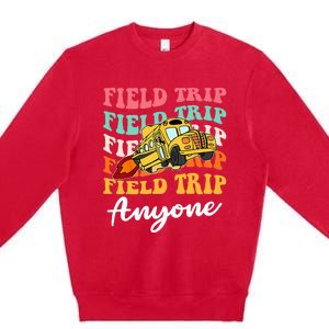 Field Trip Anyone Field Day Teacher Premium Crewneck Sweatshirt