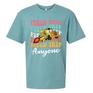 Field Trip Anyone Field Day Teacher Sueded Cloud Jersey T-Shirt