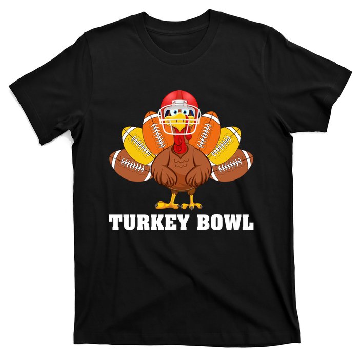 Funny Turkey American Football Bowl Thanksgiving T-Shirt