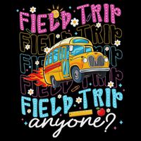 Field Trip Anyone School Bus Field Day Teacher Student 16 in Basic Backpack