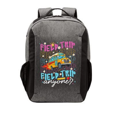 Field Trip Anyone School Bus Field Day Teacher Student Vector Backpack