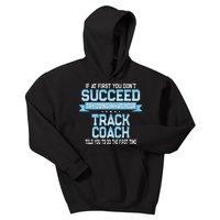 Fun Track And Field Coach Gift Funny Track Saying Kids Hoodie