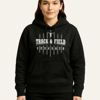 Funny Track And Field Design Runner Numbers Hoodie