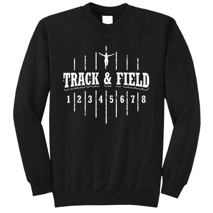 Funny Track And Field Design Runner Numbers Sweatshirt