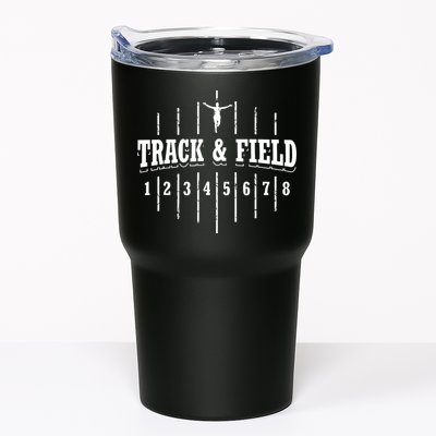 Funny Track And Field Design Runner Numbers Tumbler
