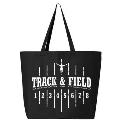 Funny Track And Field Design Runner Numbers 25L Jumbo Tote
