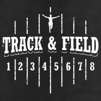 Funny Track And Field Design Runner Numbers 25L Jumbo Tote