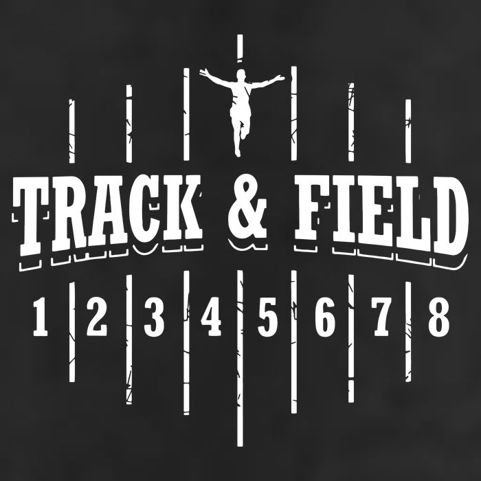 Funny Track And Field Design Runner Numbers 25L Jumbo Tote