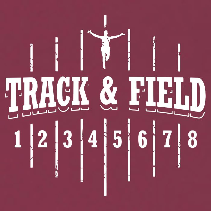 Funny Track And Field Design Runner Numbers 16oz Travel Tumbler