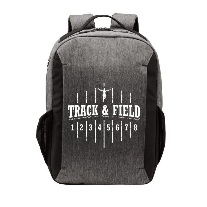 Funny Track And Field Design Runner Numbers Vector Backpack