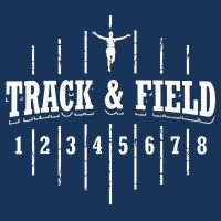 Funny Track And Field Design Runner Numbers Infant Baby Jersey Bodysuit