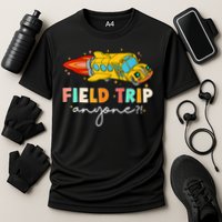Field Trip Anyone Field Day Teachers Cooling Performance Crew T-Shirt