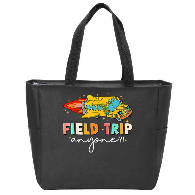 Field Trip Anyone Field Day Teachers Zip Tote Bag