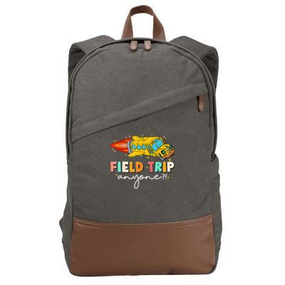 Field Trip Anyone Field Day Teachers Cotton Canvas Backpack
